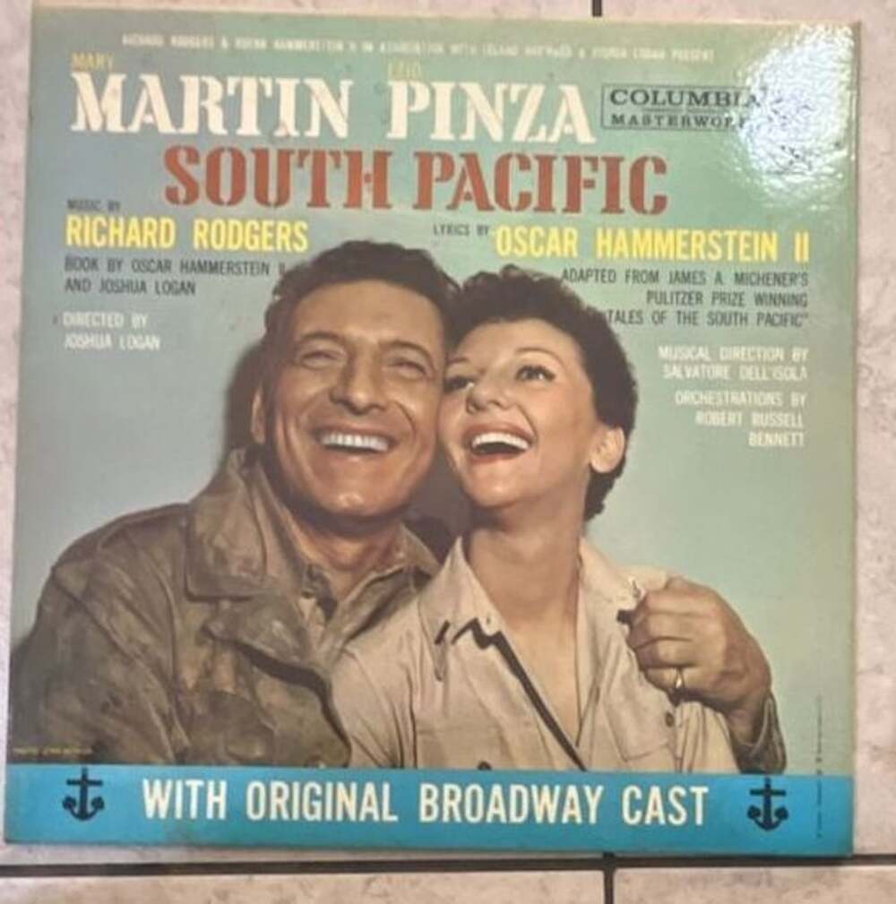 South Pacific Original Broadway Cast Vinyl LP Record (Columbia Masterworks)